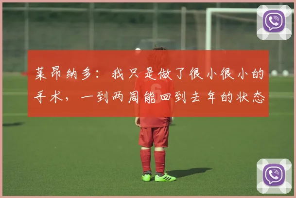 莱昂纳多：我只是做了很小很小的手术，一到两周能回到去年的状态